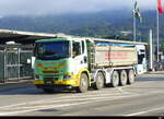 Scania Kipper unterwegs in der Stadt Olten am 2024.08.13