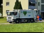 Scania G 410 Müllwagen unterwegs in Busswil/BE am 22024.08.22