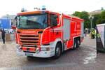 Feuerwehr Stuttgart Scania GTLF am 07.07.24 beim Blaulichttag in Stuttgart