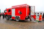 Main Taunus Kreis Scania GW-Wasserrettung am 31.12.24 beim Silvesterschwimmen in Mainz