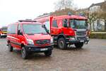 Main Taunus Kreis Mercedes Benz Sprinter MTW und Scania GW-Wasserrettung am 31.12.24 beim Silvesterschwimmen in Mainz