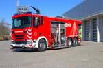 Feuerwehr Raunheim (Hessen) Scania 560R XT GTLF10 (Florian Raunheim 26)0 mit Walser Aufbau aufgebaut am 16.03.25 bei einen Fototermin. Danke für das tolle Shooting