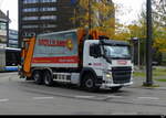 Volvo Müllwagen unterwegs in Dietikon am 2024.09.27