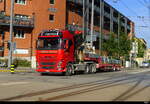 Volvo Sattelschlepper unterwegs in Altstetten am 2024.08.14