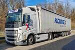 =Volvo FH von KOIMEX rastet im Dezember 2024 an der A 4