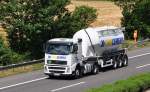 Volvo FH Zementauflieger,  Euro Cement , A61 Weilerswist 15.07.2010