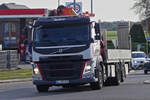 LKW Volvo FM mit Sonderaufbau, aufgenommen nahe der Féitsch.