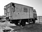 Anfang September 2024 habe ich im Erdölmuseum Reinkenhaken diesen IFA W50 mit Kofferaufbau fotografiert.