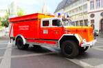 Feuerwehr Dietzenbach Magirus Deutz Löschfahrzeug am 28.09.24 beim Tag des Selbstschutzes in Frankfurt Innenstadt