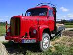 Saurer, Oldtimer-LKW aus der Schweiz, aus den 1970er Jahren, Aug.2024