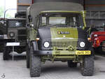 Ein Unimog der Dänischen Armee Anfang Juni 2018 im Verteidigungs- und Garnisonsmuseum Aalborg.