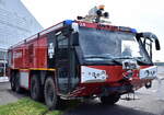 Feuerlöschkraftfahrzeug FlKfz schwer der Bundeswehr Feuerwehr (MF24), ein Flugfeldlöschfahrzeug, Modell: SX 36.1000 VFAEG, Fahrgestell: MAN SX 36.1000 VFAEG 8x8, Motor: MAN-V12,