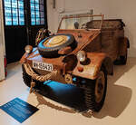 =VW Typ 82, Bj. 1945, 1131 ccm, 25 PS, ausgestellt im Museum PROTOTYP im Hamburg, 09-2024.