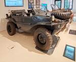 =VW Typ 166 Schwimmwagen, Bj. 1942, 1131 ccm, 24,5 PS, gesehen im Museum PROTOTYP in Hamburg, 09-2024