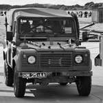 Dieser Land Rover Series der Britischen Armee war im Juli 2024 in Fairford ausgestellt.