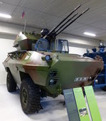 BOV-3, Flugabwehrpanzer mit Drillingsgeschtz aus jugoslawischer Produktion, Militrmuseum Pivka, Juni 2016