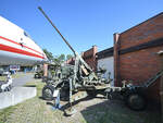 Hier zu sehen eine 57-mm-Flugabwehrkanone vom Typ S-60. (Museum für Luftverteidigung Koszalin (Köslin), September 2024)