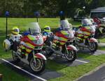 BMW Motorrad Staffel, war beim Tag der Rettungsdienste in Echternach zu sehen.