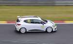 Renault Clio IV RS, ccm 1,6l Turbo, 162 kW, Fahrer: S.Kaibach, Team Schlaug Motorsport, in Spa Francorchamps am 20.6.2015 beim ADAC GT Masters Weekend.