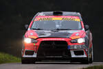 N°24, Mitsubishi Lancer Evo X, Fahrer: Christian Kohlhaas & Stefan Marx, ADAC Rallye Köln Ahrweiler am 9.11.2024 