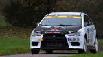 Nr. 12, Mitsubishi Evo 10, Fahrer: KLAUS, Lutz /PETER, Fabian, RADAC Rallye Köln- Ahrweiler am 9.11.2024