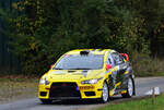 Nr.15, Mitsubishi Evo 10, Fahrer: DE BOEF, Jelte (NLD) /CHRISTIAENS, Jorie (NLD. ADAC Rallye Köln Ahrweiler am 9.11.2024