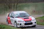 Mitsubishi Carisma WP1 der Rally Sonnefeld (AMC Hohe Alitz) am 20.04.2013. (Dominik Dinkel/ Josefin Corinn Beinke/ 8)