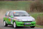 Renault Clio WP1 der Rally Sonnefeld (AMC Hohe Alitz) am 20.04.2013. (John Auerswald/ Benjamin Melde/ 78)