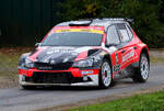 Nr.2, Skoda Fabia Fahrer: GERHARD, Christopher /SOLBACH-SCHMIDT , Natalie. ADAC Rallye Köln Ahrweiler am 9.11.2024