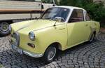 =Glas Goggomobil Coupe, ausgestellt bei den Fladungen Classics 2023 im Juli 23