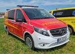 =MB Vito der Feuerwehr DREIEICH, gesehen auf dem Parkgelände der Rettmobil 2024 in Fulda