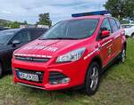 =Ford Kuga einer Feuerwehr aus dem LK HERSFELD-ROTENBURG gesehen im Mai 2024 auf dem Besucherparkplatz der RettMobil