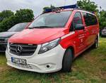 =MB Vito der Feuerwehr KLINGENBERG - TRENNFURT, gesehen auf dem Parkplatzgelände der RettMobil 2024 in Fulda