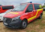 =MB Vito als MTF der Feuerwehr DORTMUND, gesehen auf dem Parkplatzgelände der RettMobil 2024 in Fulda