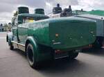 =Magirus-Deutz, ehemals Wasserwerfer W3 der Berliner Polizei, steht im Polizei-Oldtimer-Museum Marburg, Oktober 2023