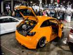 Seat Ibiza mit starkem Tuning. Aufnahme: Auto Motor Tuning Show am 23.03.2013