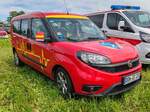 =Fiat Doblo von ERWACHSENEN-BILDUNG SCHWABEN, gesehen im Mai 2024 auf dem Besucherparkplatz der RettMobil in Fulda