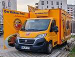 =Fiat Ducato von HÜHNER-FRED steht im Februar 2024 in Karlsruhe