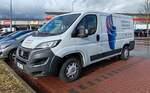 =Fiat Ducato des Isolierbetriebes BIENSACK & MASCHE steht im Januar 2025 bin Fulda