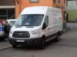 Neuer Ford Transit am 13.01.15 in Neckargemünd