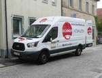 =Ford Transit vom Autovermieter BUCHBINDER steht im Oktober 2017 in Bad Neustadt