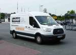 =Ford Transit von HEIMER steht im Juni am 2018 am Rasthof Wereck