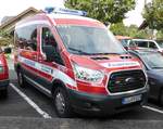 =Ford Transit als MTW der Feuerwehr HUNGEN steht in Hünfeld anl.