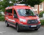 =Ford Transit als Einsatzleitwagen der Feuerwehr HÜNFELD ausgestellt beim Tag der offenen Tür im Juni 2019