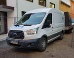 =Ford Transit von EMK steht im November 2020 in Hünfeld