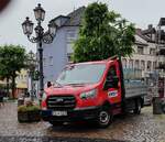 =Ford Transit von WEMO TEC Gerüstbau steht im Juli 2021 in Hünfeld