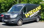 =Ford Transit des Raumausstatters WIEGAND steht im August 2023 in Fulda