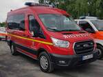 =Ford Transit der Feuerwehr von BAD AROLSEN - SCHMILLINGHAUSEN steht auf dem Parkgelände der Rettmobil 2024 in Fulda