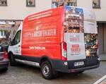 =Ford Transit als Werbeträger für das Hamburger HANSA-THEATER, 05-2024