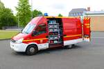 Feuerwehr Hanau IVECO Daily KLAF (Florian Hanau 1-59-2) am 06.05.23 bei einem Fototermin